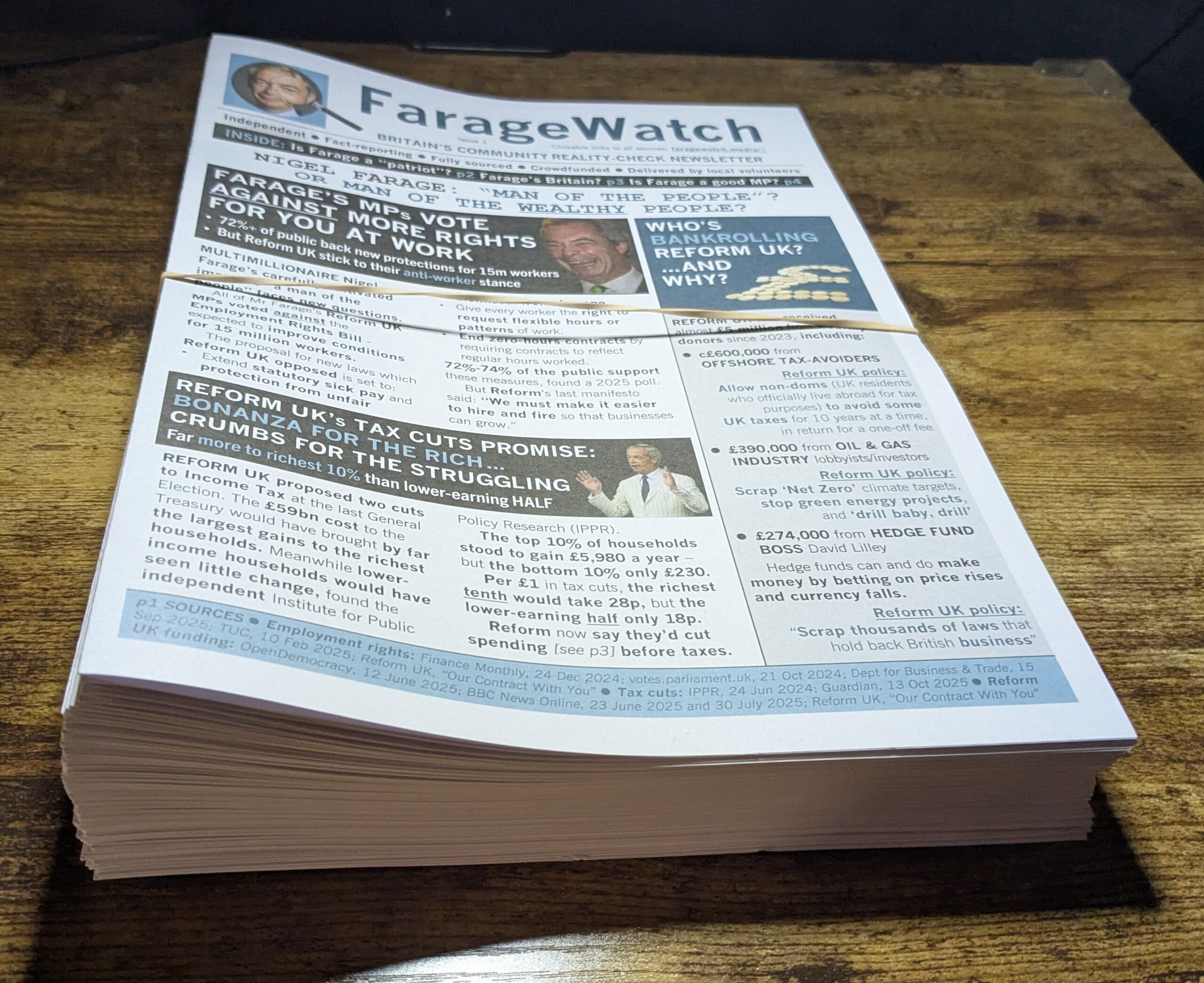 FarageWatch - print bundles for your streets