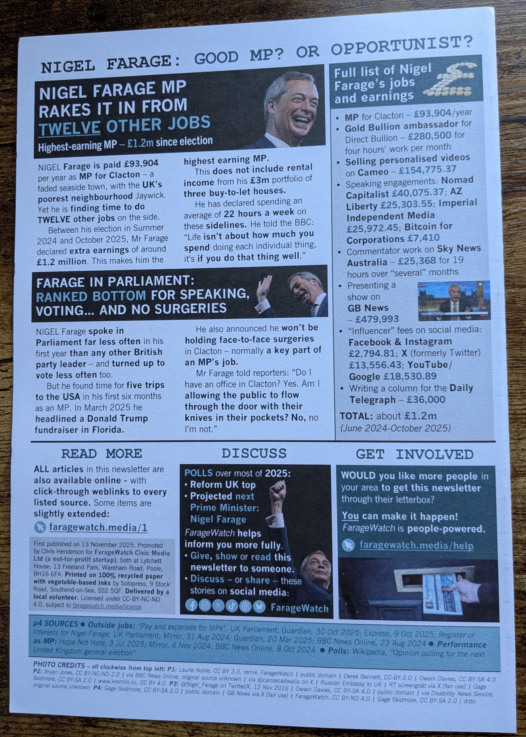 FarageWatch - print bundles for your streets - Image 3